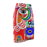 Abstract African Midi Skirt - $29.99