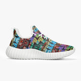 181. Mesh Knit Sneakers - White/Black
