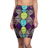 Elemental Beans African  Pencil Skirt