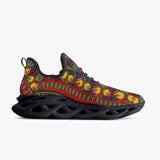 Red Sunrise  African Bounce Sneakers - $59.99