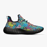 African Symbols  Sneakers - White/Black - $59.99