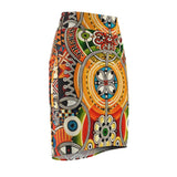 Nature Vision Women's African Pencil Skirt