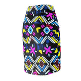 Village Festival African Midi Skirt
