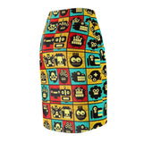 Expressions African Midi Skirt
