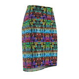 Graffitti Art African MIDI Skirt - $29.99
