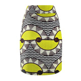 Desert Heat African Midi Skirt