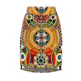 Nature Vision Women's African Pencil Skirt
