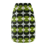 Ripe Avocado  Midi Skirt