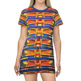 Egyptian Rebirth  T-Shirt Dress - $42.99