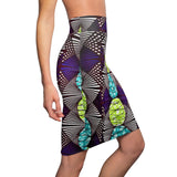 Elemental Beans African  Pencil Skirt