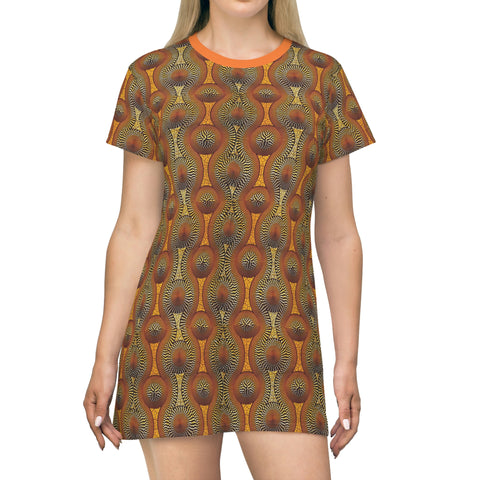 African Dune T-Shirt Dress - $42.99
