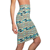 Egyptian Sky African Midi Skirt - $29.99