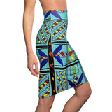 Balance African Midi Skirt