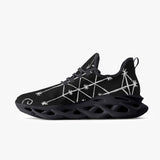 Veve African  Bounce Sneakers - Black