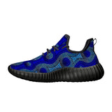 Blue Wave Dashiki African Sneakers